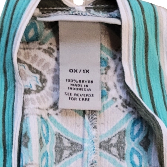 Catherine's Boho Kimono Loose Dolman Sleeves- Size 0X-1X NWOT - Picture 10 of 15